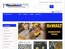 Tablet Screenshot of amarillobolt.com